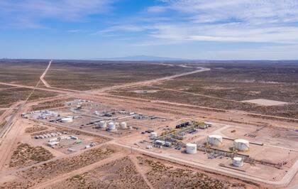 Campos de explotación de hidrocarburos en Vaca Muerta