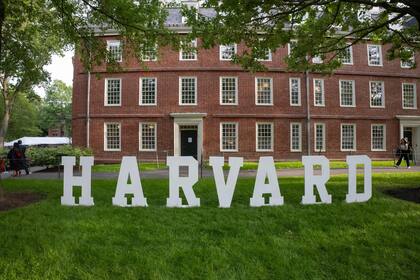 Campus de la universidad de Harvard en Cambridge. (Photo by Rick Friedman / AFP)