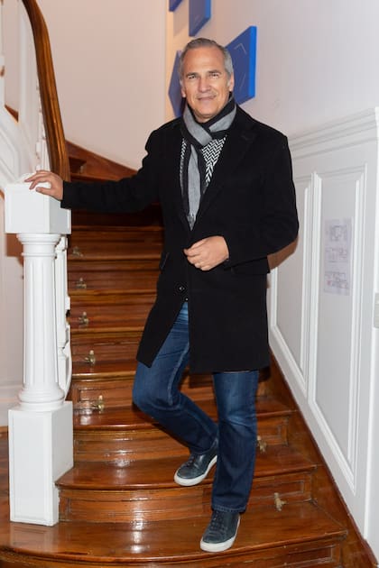 Canchero y con look casual, el arquitecto Javier Iturrioz dijo presente.