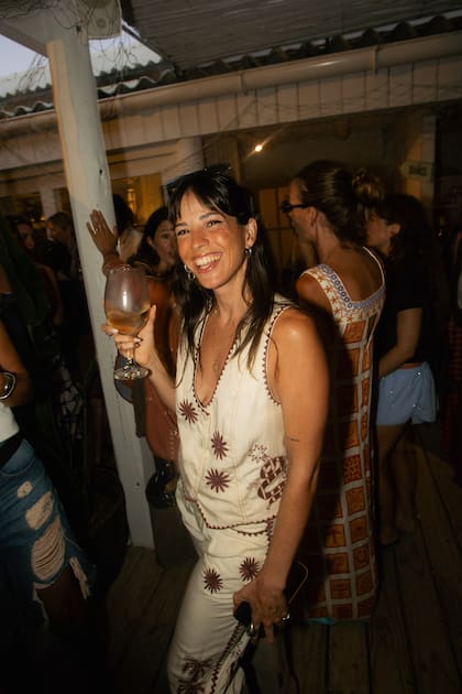 Cande Molfese también en la fiesta