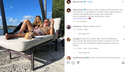 Candela, la novia actual de Alejandro Sanz, es frecuentemente comparada con Shakira