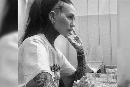 Candelaria Tinelli se mostró sin uno de sus tatuajes más llamativo (Foto Instagram @candelariatinelli)