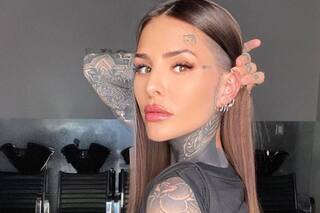 Cande Tinelli decidió borrarse uno de sus tatuajes más grandes y mostró el proceso en redes