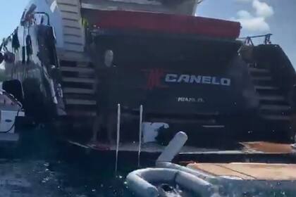 Canelo mostró su lujoso yate en las redes sociales