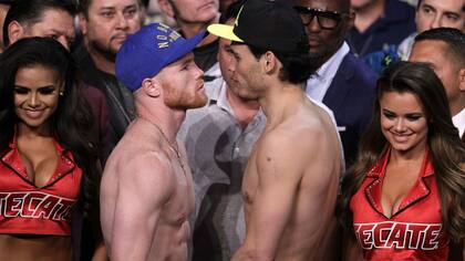 Canelo y Chávez Jr., frente a frente