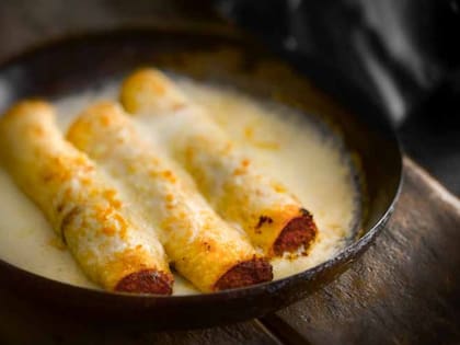 Canelones, una de las pastas que se sirven en El Rey
