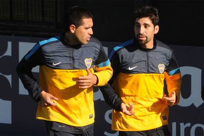 Cángele, junto a Riquelme