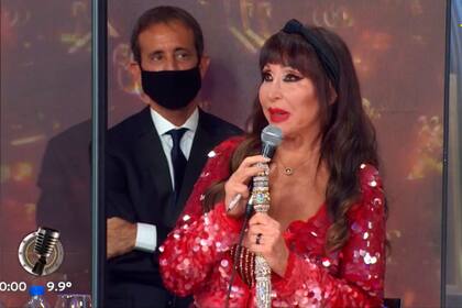El incidente de Moria Casán en Cantando 2020