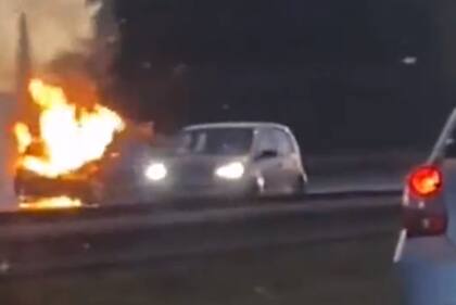 Caos de tránsito en la Panamericana por choque múltiple en el Ramal Pilar km 48 mano al norte