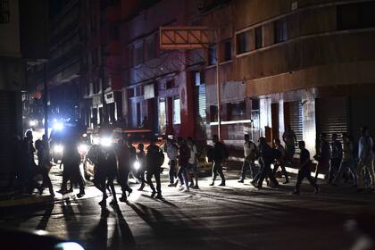 Caos del tránsitos anoche en Caracas