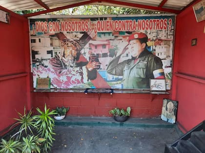 Capilla de Santo Hugo Chávez del 23, en el bastión revolucionario a pocos metros del Cuartel de la Montaña donde está la tumba del comandante supremo