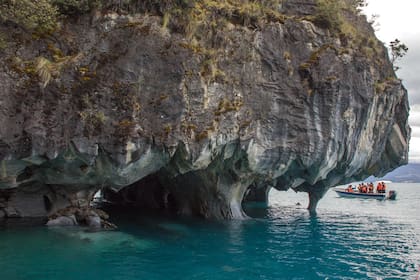 Capillas de Mármol, en el lago General Carrera. Gustavo Castaing