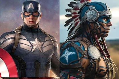 Capitán América (Captura video / foto @midjourneyhero)