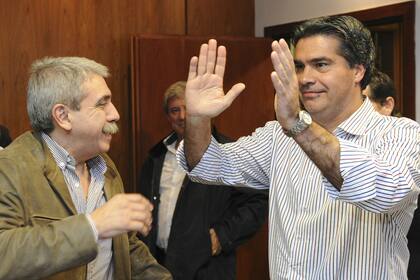 Aníbal Fernández y Jorge Capitanich