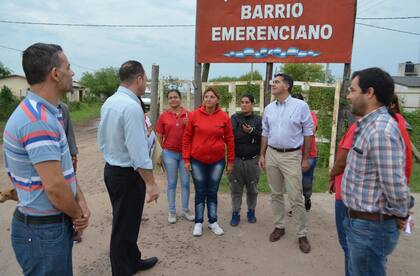 Capitanich, en el barrio Emerenciano Sena