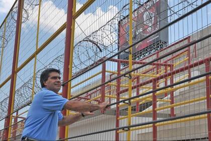 Capitanich en su club de Chaco