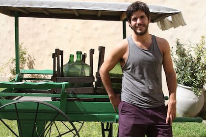 Caponi, en el set de Herederos de una venganza