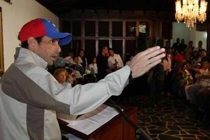 Capriles ayer reiteró que es necesario un cambio en Venezuela