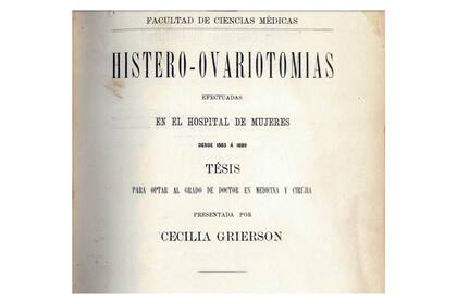 Captura de la tesis de grado de Grierson