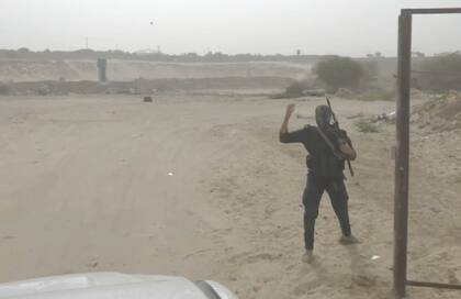Captura de los videos de Hamas de los ataque de prueba