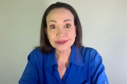 Captura de pantalla de la entrevista de Julieta Nassau a María Corina Machado