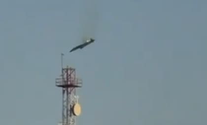 Captura de pantalla del accidente en Kuwait. Fuente: X