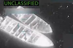 Captura de pantalla del video publicado por el secretario de Defensa norteamericano, Pete Hegseth. Fuente: X