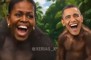 Otro provocativo posteo de Trump: en un video conspirativo sobre las elecciones, muestra a los Obama como monos