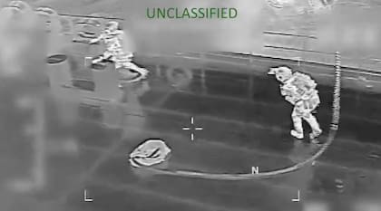 Captura del video publicado por el Comando Sur de Estados Unidos (SOUTHCOM) de la incautación del Veronica en el Caribe, el 15 de enero de 2026. Fuente: X