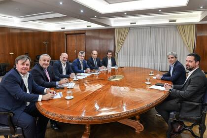 Caputo con la UIA, en diciembre último