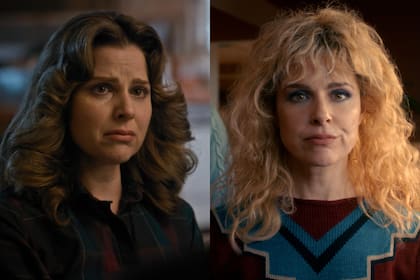 Cara Buono como Karen Wheeler en la primera y quinta temporada de Stranger Things (Foto: Netflix)