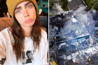 Se incendió totalmente su mansión de 7 millones de dólares y sus gatos desaparecieron