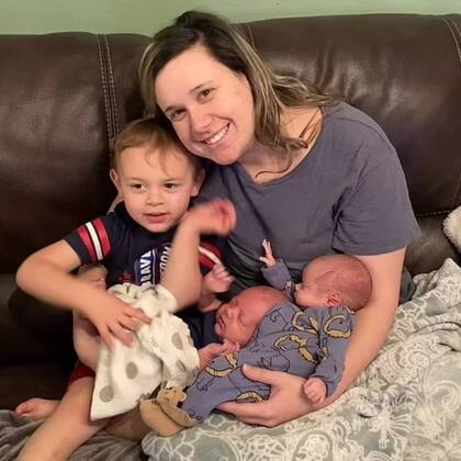 Cara Winhold había tenido a su hijo Wyatt en 2018 y después sufrió dos abortos espontáneos antes de quedar embarazada de Colson y Cayden