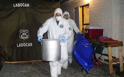 Carabineros retiran del domicilio de la mujer la olla en que cocinó a su novio