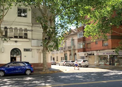 Carabobo y Pasaje Timbó, Flores, en 1920