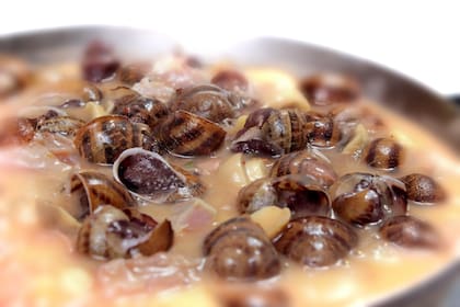 Caracoles a la bordalesa, según El Imparcial.