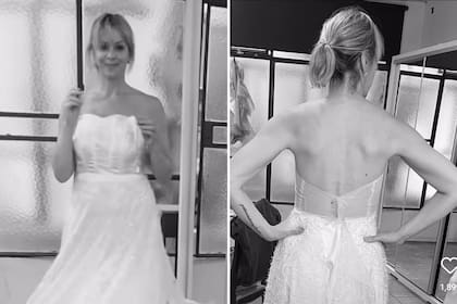 Caramelito Carrizo mostró su vestido de novia