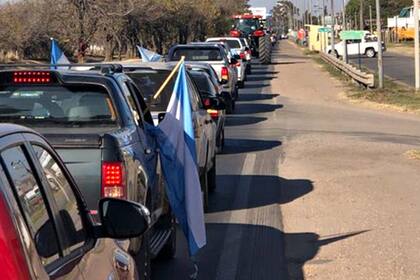 Caravana en el norte de Córdoba