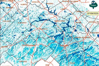 Carbap reportó más de dos millones de hectáreas bajo el agua y que el área total comprometida asciende a tres millones de hectáreas