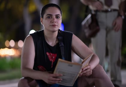 Cárdenas como Inga, su personaje en El Eternauta