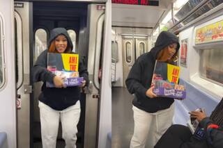 La rapera Cardi B sorprende en el metro de Nueva York al promocionar y vender su nuevo álbum por US$9.99