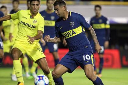 Cardona debutó en Boca en ese amistoso con Villarreal
