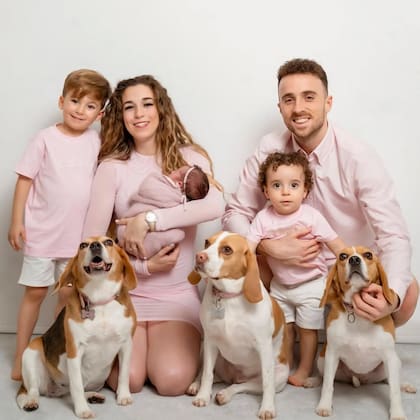 Cardoso y Jota tuvieron tres hijos juntos, Dinis de 4 años, Duarte de 2 y una niña de siete meses (Foto: Instagram @diogoj_18)