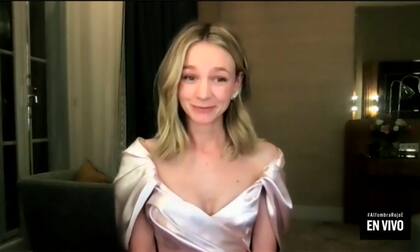 Carey Mulligan, nominada por su trabajo en Promising Young Woman, en la previa de la entrega de los premios Globo de Oro