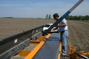 Carga de fertilizantes en soja