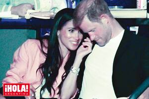 Harry y Meghan fueron descubiertos por la “kiss cam” durante un partido de la NBA en Los Ángeles