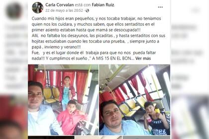 Carla compartió en Facebook la historia detrás del pedido de su hija (Foto Facebook Carla Corvalan)