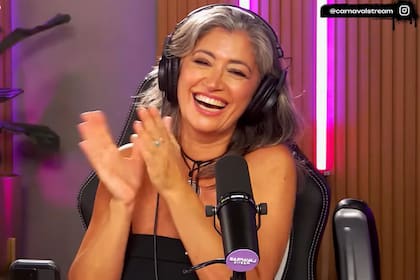 Carla Conte se mostró muy suelta en el ciclo