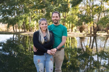 Carla Cuiñas y Andrés Haigh.