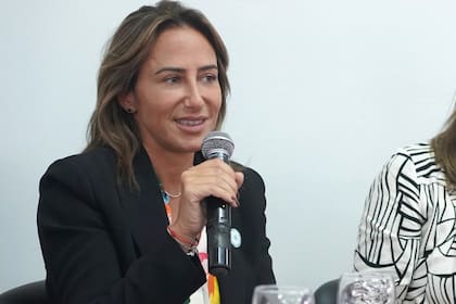 Carla Monrabal, la presidenta del consorcio del Puerto de Dock Sud